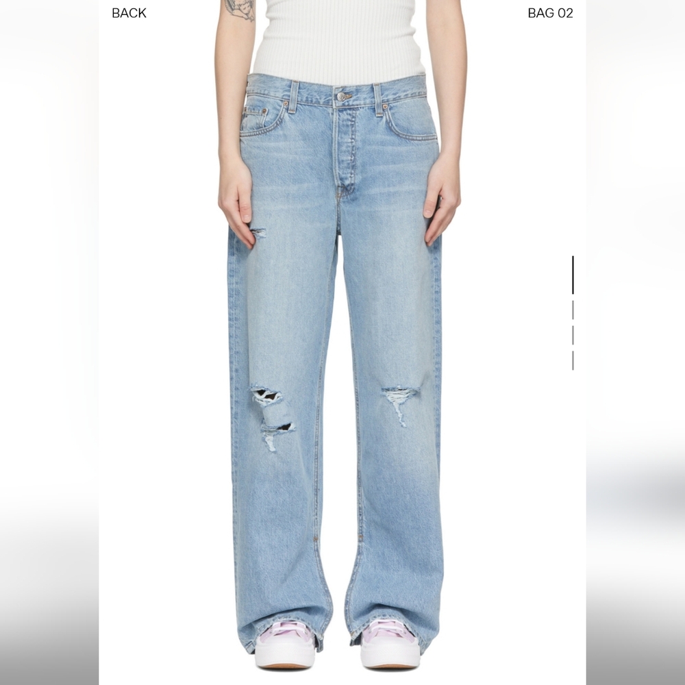 GRLFRND Blue Liya Jeans